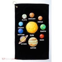 Solar System Planets Golf Towel thumb 0