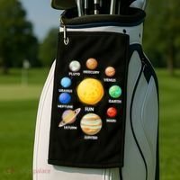 Solar System Planets Golf Towel thumb 2