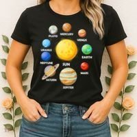 Solar System Planets Women's T-Shirt thumb 2