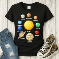 Solar System Planets Women's T-Shirt thumb 3