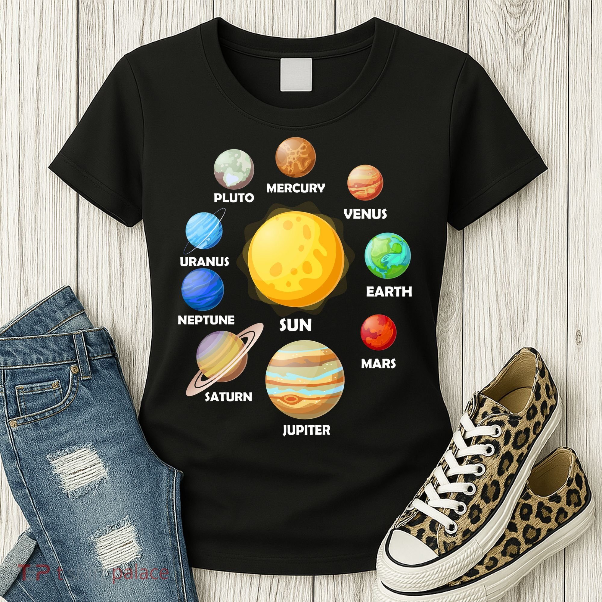 Solar System Planets Women's T-Shirt