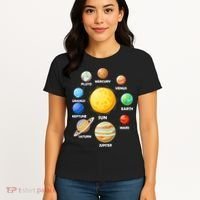 Solar System Planets Women's T-Shirt thumb 4