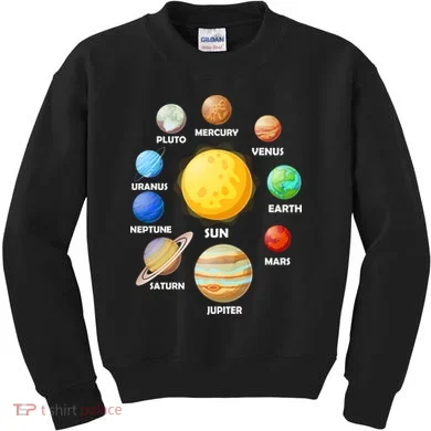 Solar System Planets Kids Sweatshirt