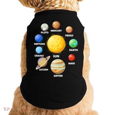 Solar System Planets Sun Mars Doggie Tank