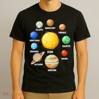 Solar System Planets Sun Mars T-Shirt thumb 3