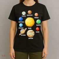 Solar System Planets Sun Mars T-Shirt thumb 4