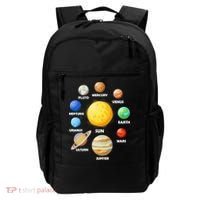 Solar System Planets Sun Mars Backpack thumb 0