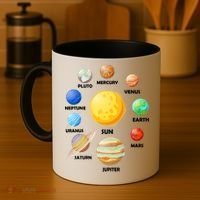 Solar System Planets Sun Mars Coffee Mug thumb 4