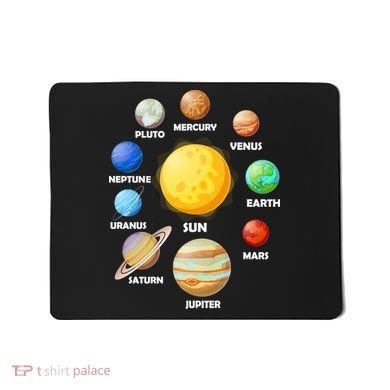 Solar System Planets Sun Mars Mousepad