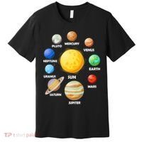 Solar System Planets Sun Mars Premium T-Shirt thumb 0