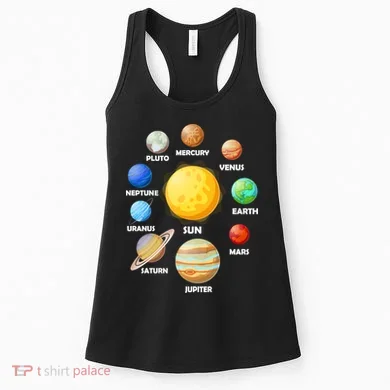 Solar System Planets Sun Mars Women's Tank Top