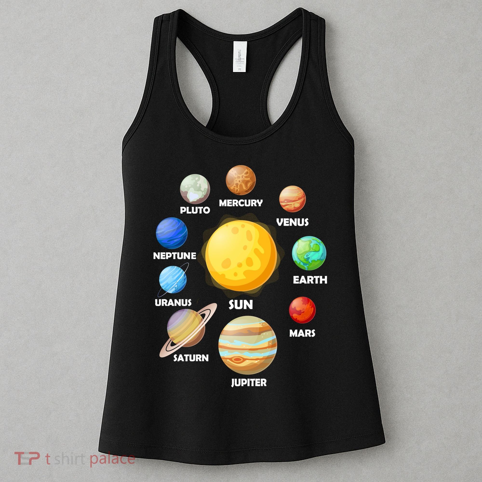 Solar System Planets Sun Mars Women's Tank Top