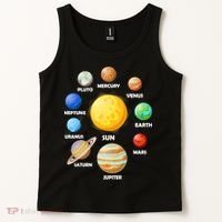 Solar System Planets Sun Mars Tank Top thumb 2