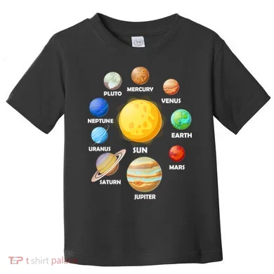 Solar System Planets Sun Mars Toddler T-Shirt