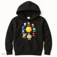 Solar System Planets Sun Mars Kids Hoodie thumb 0