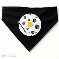 Solar System Vinyl Record USA-Made Doggie Bandana thumb 0