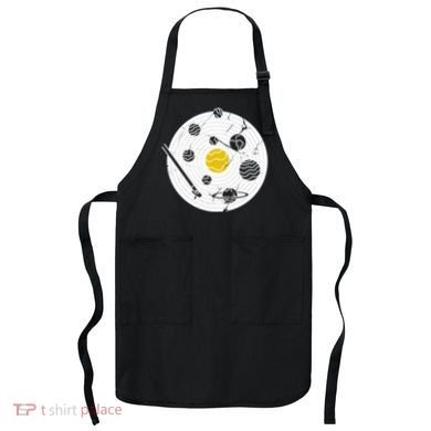 Solar System Vinyl Record Apron