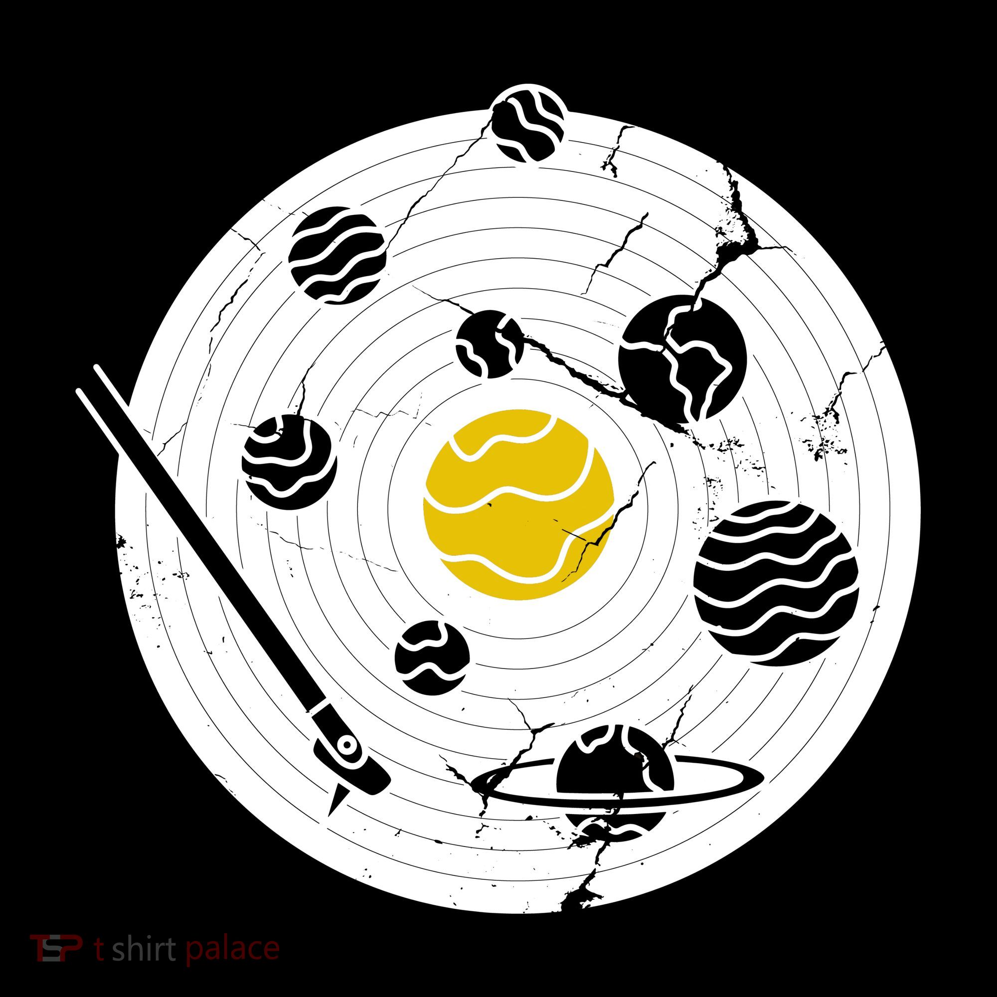 Solar System Vinyl Record Apron