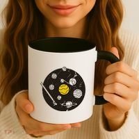 Solar System Vinyl Record Coffee Mug thumb 3