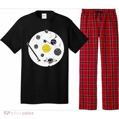 Solar System Vinyl Record Pajama Set