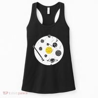 Solar System Vinyl Record Women's Tank Top thumb 0