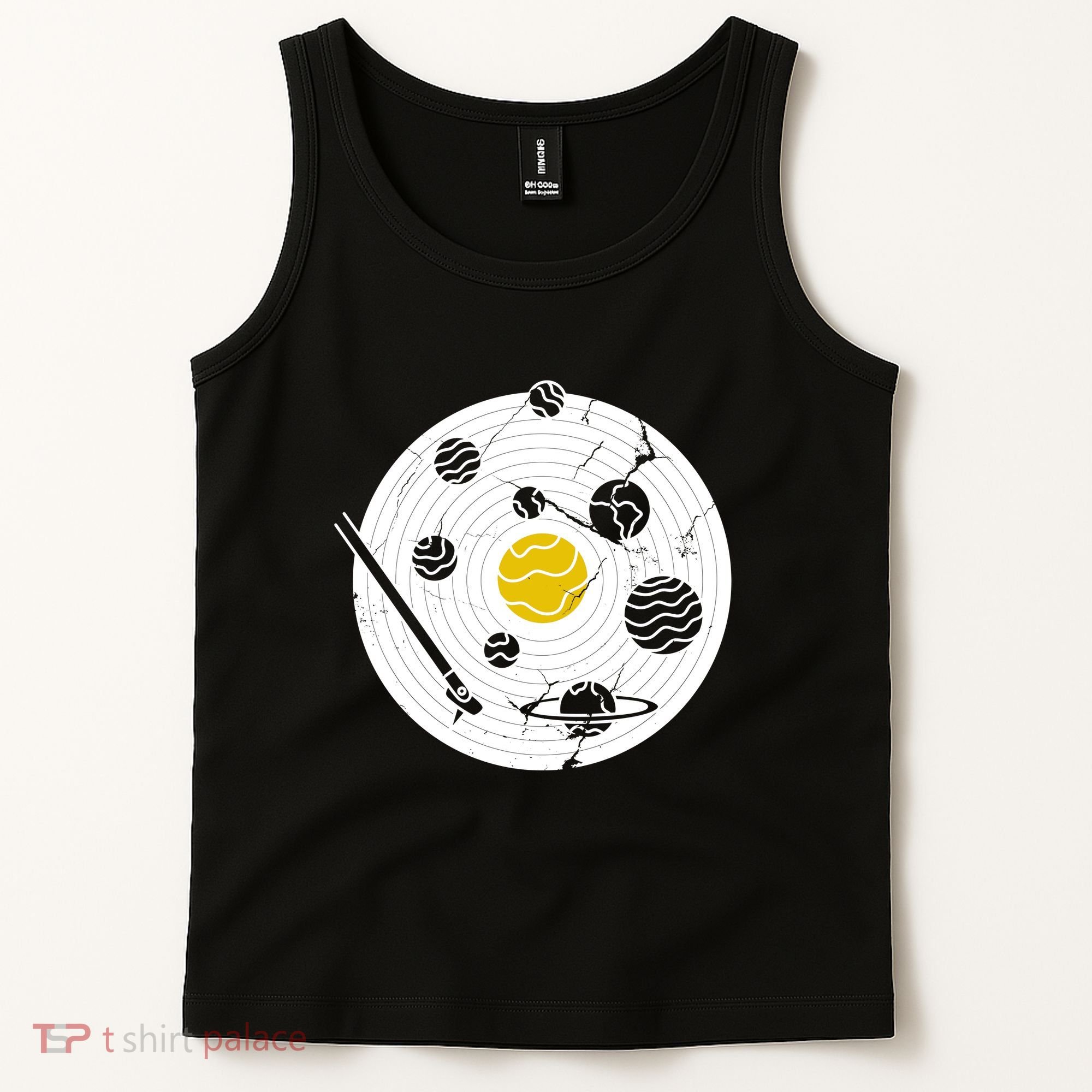 Solar System Vinyl Record Tank Top