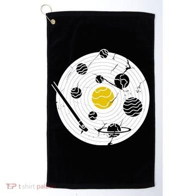 Solar System Vinyl Record Golf Towel