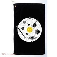 Solar System Vinyl Record Golf Towel thumb 0