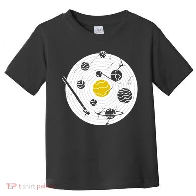 Solar System Vinyl Record Toddler T-Shirt