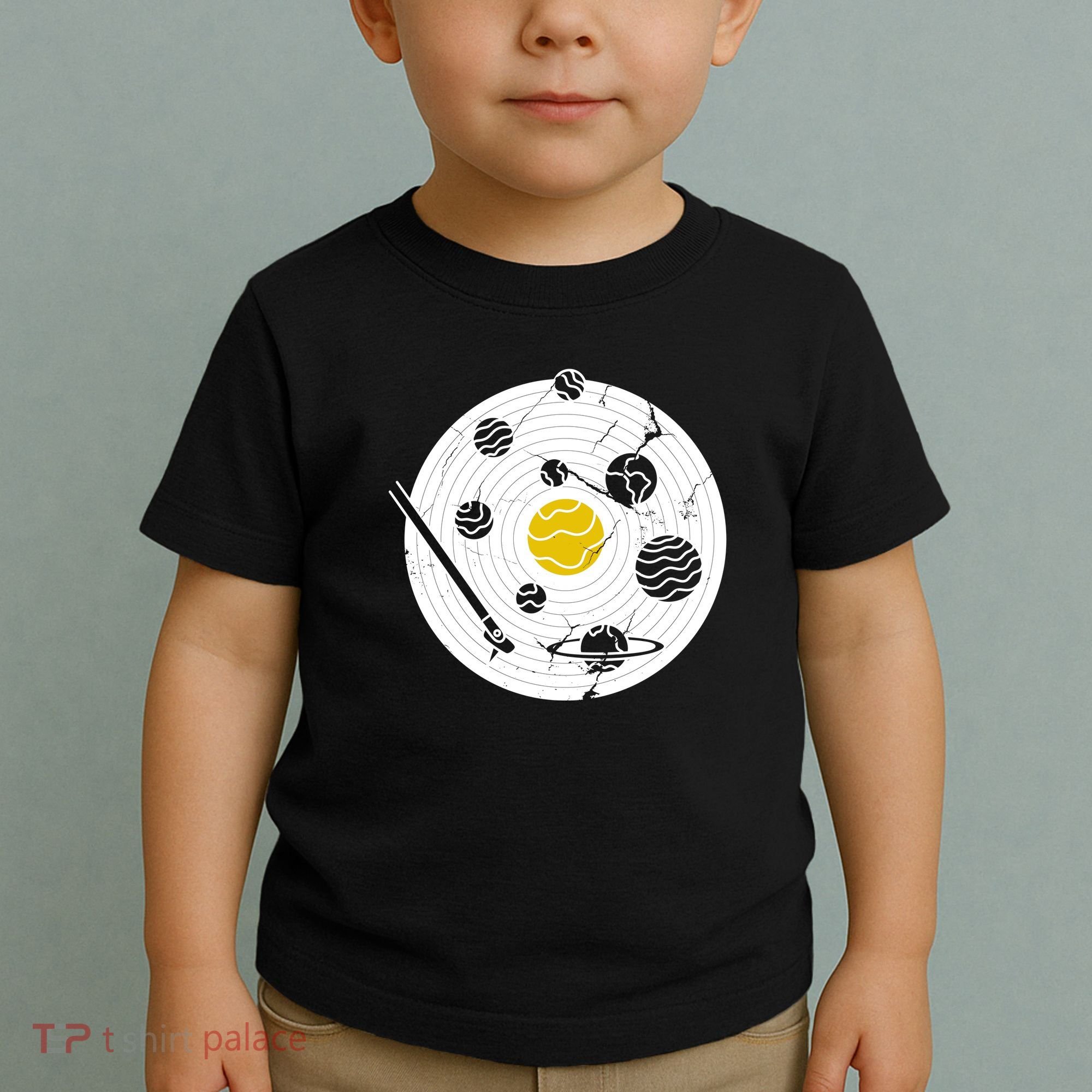 Solar System Vinyl Record Toddler T-Shirt