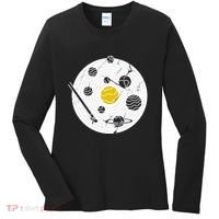 Solar System Vinyl Record Women's Long Sleeve Shirt thumb 0
