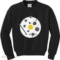 Solar System Vinyl Record Kids Sweatshirt thumb 0