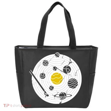 Solar System Vinyl Record Tote Bag