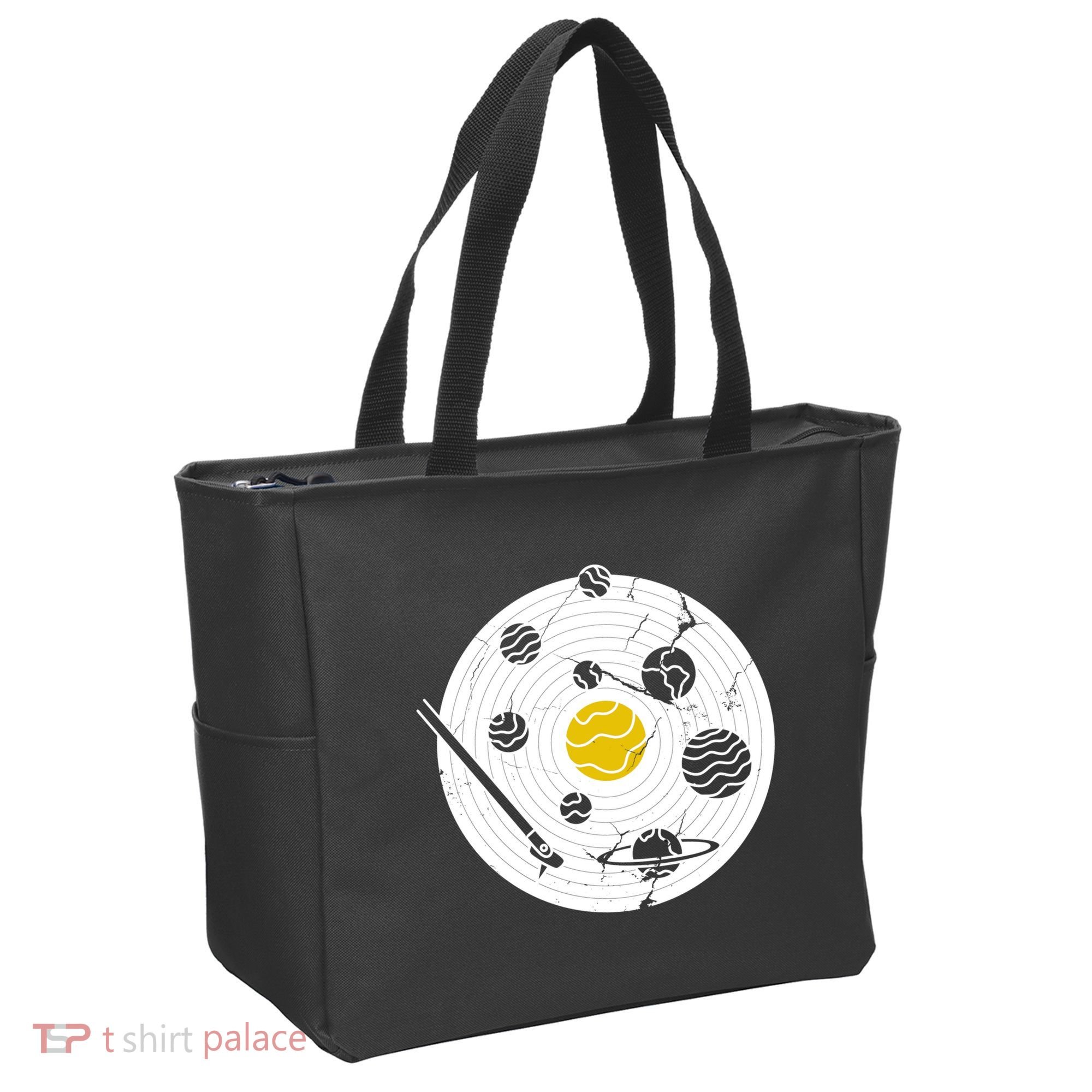 Solar System Vinyl Record Tote Bag