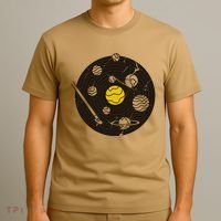 Solar System Vinyl Record T-Shirt thumb 3