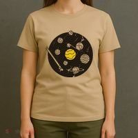 Solar System Vinyl Record T-Shirt thumb 4