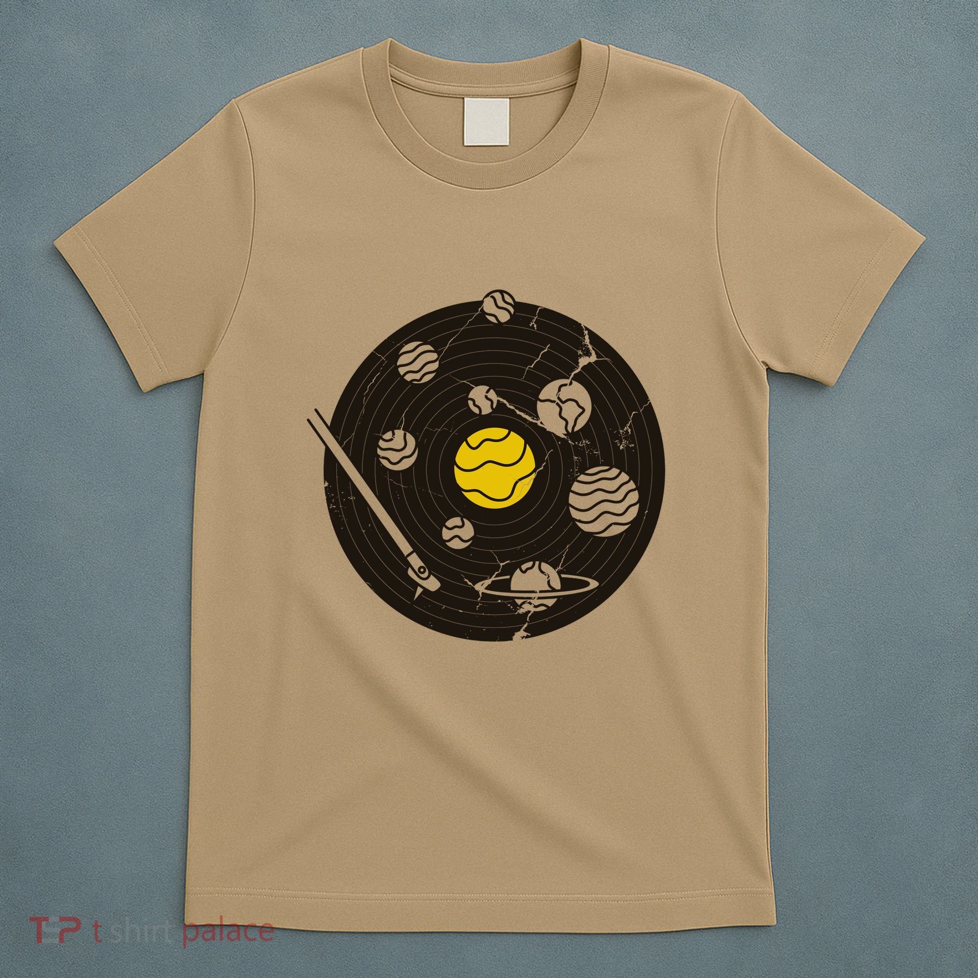 Solar System Vinyl Record T-Shirt