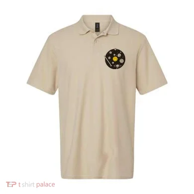 Solar System Vinyl Record Polo