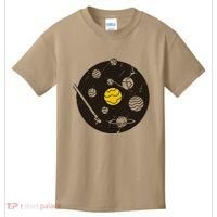 Solar System Vinyl Record Kids T-Shirt thumb 0