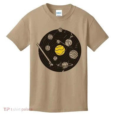 Solar System Vinyl Record Kids T-Shirt