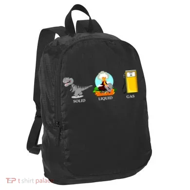 Solid Liquid Gas Dinosaur Port Authority Crush Ripstop Backpack