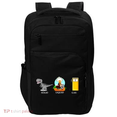 Solid Liquid Gas Dinosaur Impact Tech Backpack