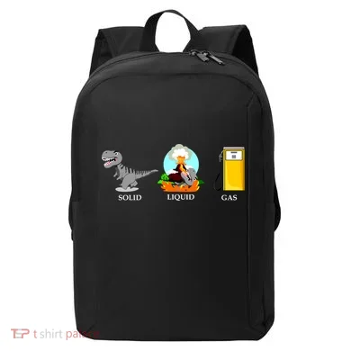 Solid Liquid Gas Dinosaur Modern Backpack