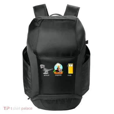 Solid Liquid Gas Dinosaur Sport-Tek Club Rec Backpack