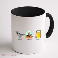 Solid Liquid Gas Dinosaur Coffee Mug thumb 1