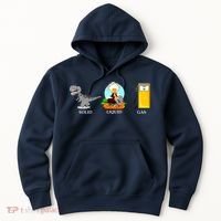 Solid Liquid Gas Dinosaur Hoodie thumb 0