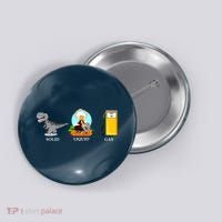 Solid Liquid Gas Dinosaur Button thumb 0
