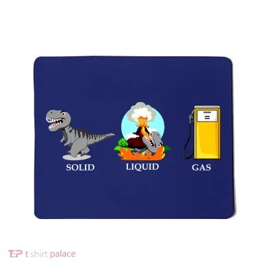 Solid Liquid Gas Dinosaur Mousepad