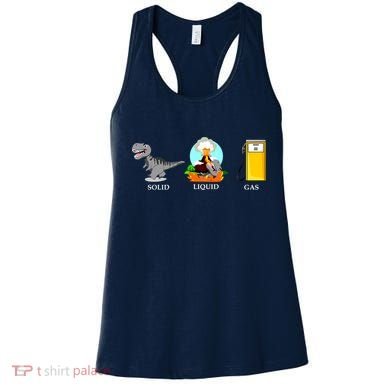 Solid Liquid Gas Dinosaur Women's Tank Top