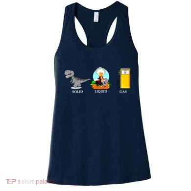 Solid Liquid Gas Dinosaur Women's Tank Top